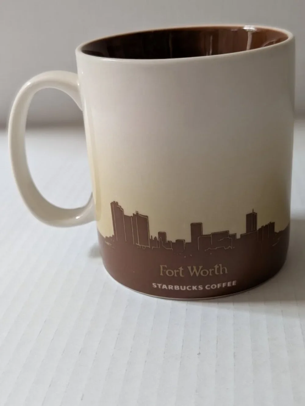 Starbucks FORT WORTH Texas Longhorn Global Icon Collector Series 16oz Coffee Mug